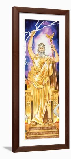 Zeus (Greek), Jupiter (Roman), Mythology-Encyclopaedia Britannica-Framed Premium Giclee Print