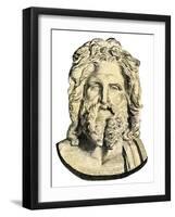 Zeus, King of the Ancient Greek Gods-null-Framed Giclee Print