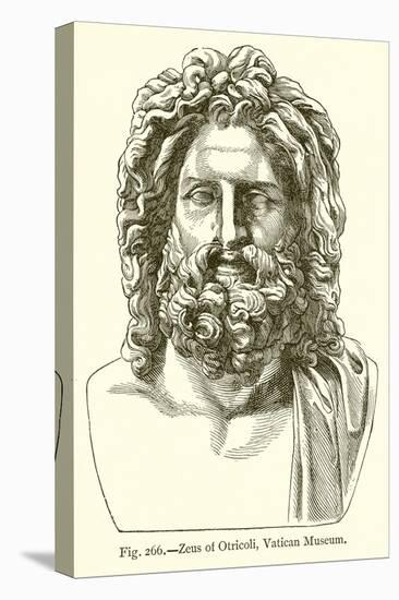 Zeus of Otricoli, Vatican Museum-null-Stretched Canvas