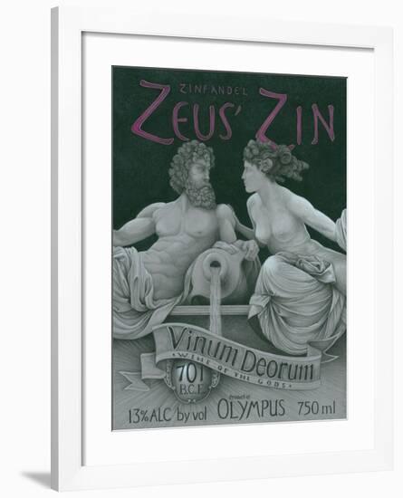 Zeus' Zin-Kurt Peterson-Framed Art Print