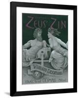 Zeus' Zin-Kurt Peterson-Framed Art Print