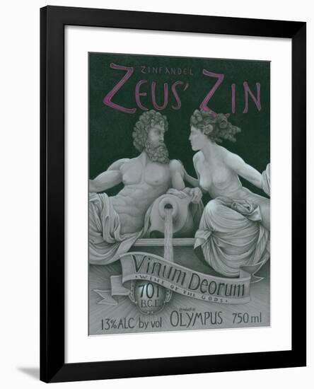 Zeus' Zin-Kurt Peterson-Framed Art Print