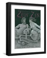 Zeus' Zin-Kurt Peterson-Framed Art Print