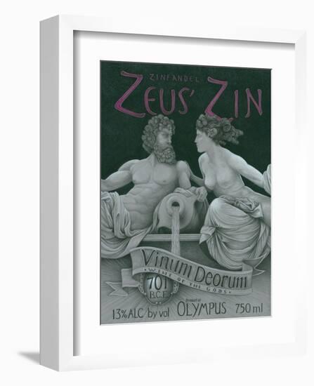 Zeus' Zin-Kurt Peterson-Framed Art Print