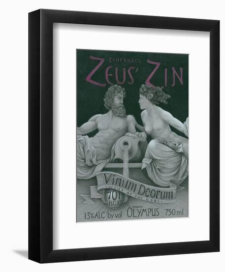 Zeus' Zin-Kurt Peterson-Framed Art Print