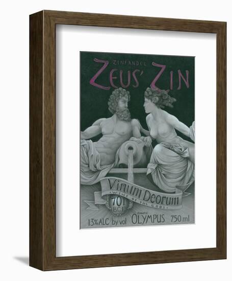 Zeus' Zin-Kurt Peterson-Framed Art Print