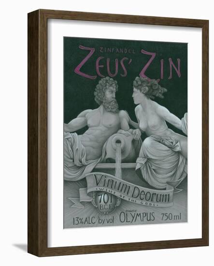 Zeus' Zin-Kurt Peterson-Framed Art Print