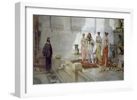 Zeuxis and Maidens of Croton-Eleuterio Pagliano-Framed Giclee Print