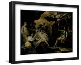 Zeuxis and the Maidens of Croton-Francesco Solimena-Framed Giclee Print