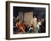 Zeuxis Choosing a Model from the Beautiful Girls of Croton, 1789-Francois-Andre Vincent-Framed Giclee Print