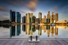 Golden Morning in SIngapore-Zexsen Xie-Art Print