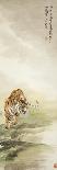 Ferocious Tiger Stalking a Mountain Path-Zhang Shanzi-Stretched Canvas