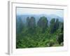Zhangjiajie Forest Park in Wulingyuan Scenic Area in Hunan Province, China-Robert Francis-Framed Photographic Print