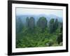 Zhangjiajie Forest Park in Wulingyuan Scenic Area in Hunan Province, China-Robert Francis-Framed Photographic Print