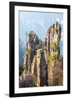 Zhangjiajie National Forest Park at Wulingyuan Hunan China-vichie81-Framed Photographic Print