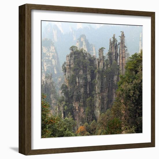 Zhangjiajie National Forest Park, Hunan, China-Ivan Vdovin-Framed Photographic Print