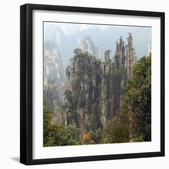 Zhangjiajie National Forest Park, Hunan, China-Ivan Vdovin-Framed Photographic Print
