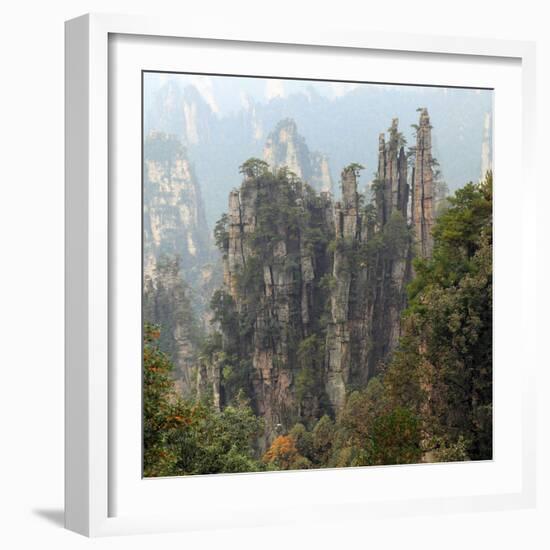 Zhangjiajie National Forest Park, Hunan, China-Ivan Vdovin-Framed Photographic Print