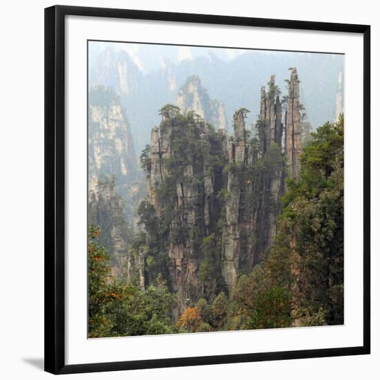 Zhangjiajie National Forest Park, Hunan, China-Ivan Vdovin-Framed Photographic Print