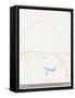 Zhanjiang, China Map-null-Framed Stretched Canvas