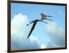 Zhejiangopterus, a Genus of Azhdarchid Pterosaur-null-Framed Art Print