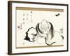 Zhuang Zi Dreaming of a Butterfly-Ike no Taiga-Framed Giclee Print