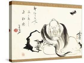 Zhuang Zi Dreaming of a Butterfly-Ike no Taiga-Stretched Canvas