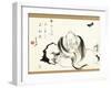 Zhuang Zi Dreaming of a Butterfly-Ike no Taiga-Framed Giclee Print