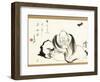 Zhuang Zi Dreaming of a Butterfly-Ike no Taiga-Framed Giclee Print