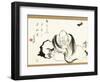 Zhuang Zi Dreaming of a Butterfly-Ike no Taiga-Framed Giclee Print
