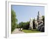 Zhuo Sheng Created by Japanese Sculpturist Mitsuaki Sora, Beijing Botanical Gardens, China-Christian Kober-Framed Photographic Print