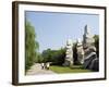 Zhuo Sheng Created by Japanese Sculpturist Mitsuaki Sora, Beijing Botanical Gardens, China-Christian Kober-Framed Photographic Print