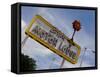 Zia Motor Lodge Sign, New Mexico, USA-Nancy & Steve Ross-Framed Stretched Canvas