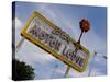 Zia Motor Lodge Sign, New Mexico, USA-Nancy & Steve Ross-Stretched Canvas