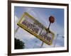 Zia Motor Lodge Sign, New Mexico, USA-Nancy & Steve Ross-Framed Photographic Print