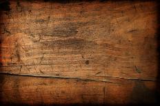 Grunge Wood Panels Used as Background-Zibedik-Photographic Print