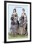 Zidmila Sophia of Sweden and Elizabeth of Bern, 18th Century-Richard Brown-Framed Art Print