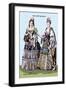 Zidmila Sophia of Sweden and Elizabeth of Bern, 18th Century-Richard Brown-Framed Art Print