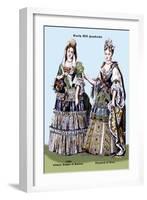 Zidmila Sophia of Sweden and Elizabeth of Bern, 18th Century-Richard Brown-Framed Art Print