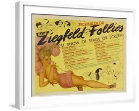 Ziegfeld Follies, 1946-null-Framed Art Print