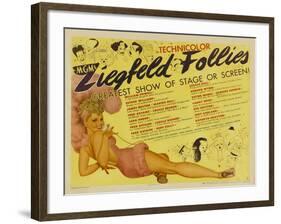 Ziegfeld Follies, 1946-null-Framed Art Print