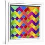 Zig Zag 1-Art Deco Designs-Framed Giclee Print