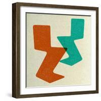 Zig Zag Chairs II-Anita Nilsson-Framed Art Print