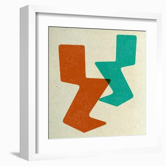 Zig Zag Chairs II-Anita Nilsson-Framed Art Print