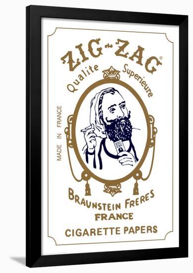 Zig Zag Cigarette Papers Advertisement Poster-null-Framed Poster