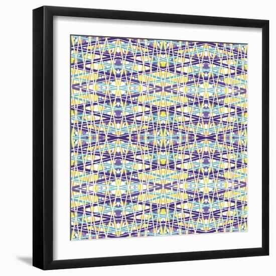 Zig Zag Overlay-Deanna Tolliver-Framed Giclee Print