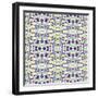 Zig Zag Overlay-Deanna Tolliver-Framed Giclee Print