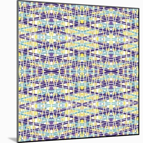 Zig Zag Overlay-Deanna Tolliver-Mounted Giclee Print