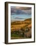 Zig Zag Road in Last Autumn Light near Monticchiello-Terry Eggers-Framed Photographic Print