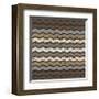 Zig Zag Zen (Neutrals)-Susan Clickner-Framed Giclee Print